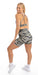 Carra Lee Collective Sports Bra Zebra Eco Diamond Back bra