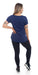 Carra Lee Collective T-Shirt Navy Workout Tee