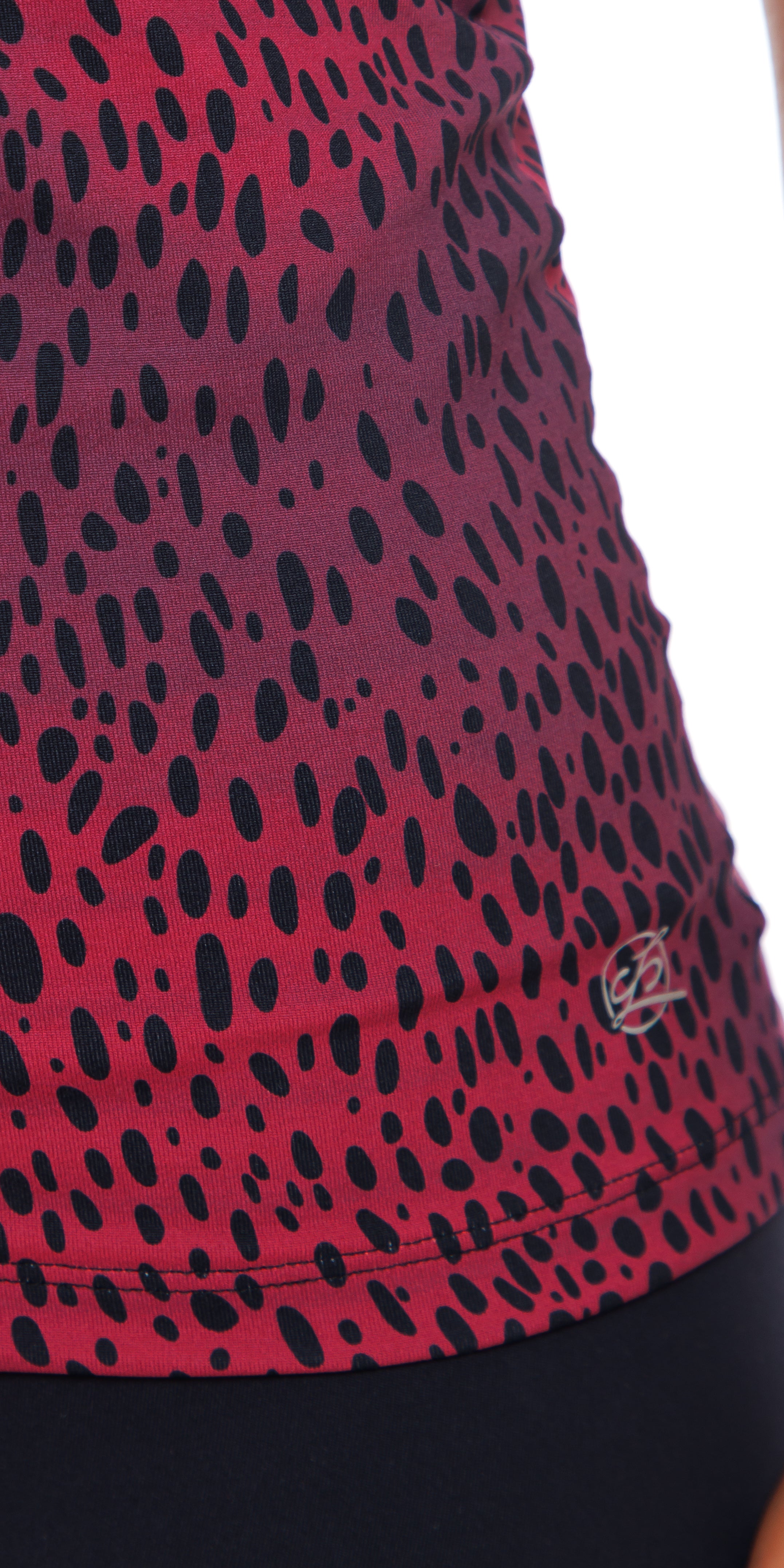Carra Lee Collective Tank Top Merlot Eco Racer Tankini