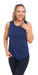 Carra Lee Collective Tank Top Navy Palm Beach Tank 2.0