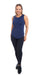 Carra Lee Collective Tank Top Navy Palm Beach Tank 2.0