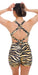 Carra Lee Collective Unitard Tiger Eco Short Unitard