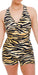 Carra Lee Collective Unitard Tiger Eco Short Unitard