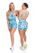 Carra Lee Collective Unitards Ocean Bloom Eco Revolve Short Unitard