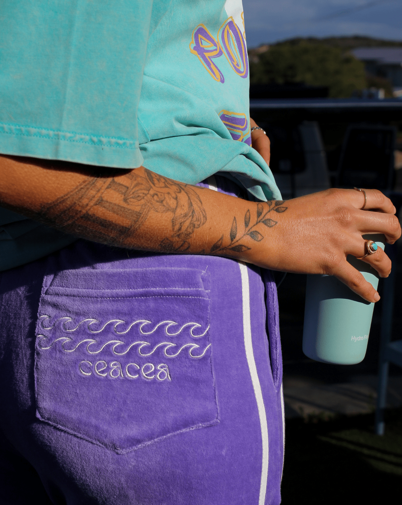 CEACEA Dawnie Surf Trackies - Purple