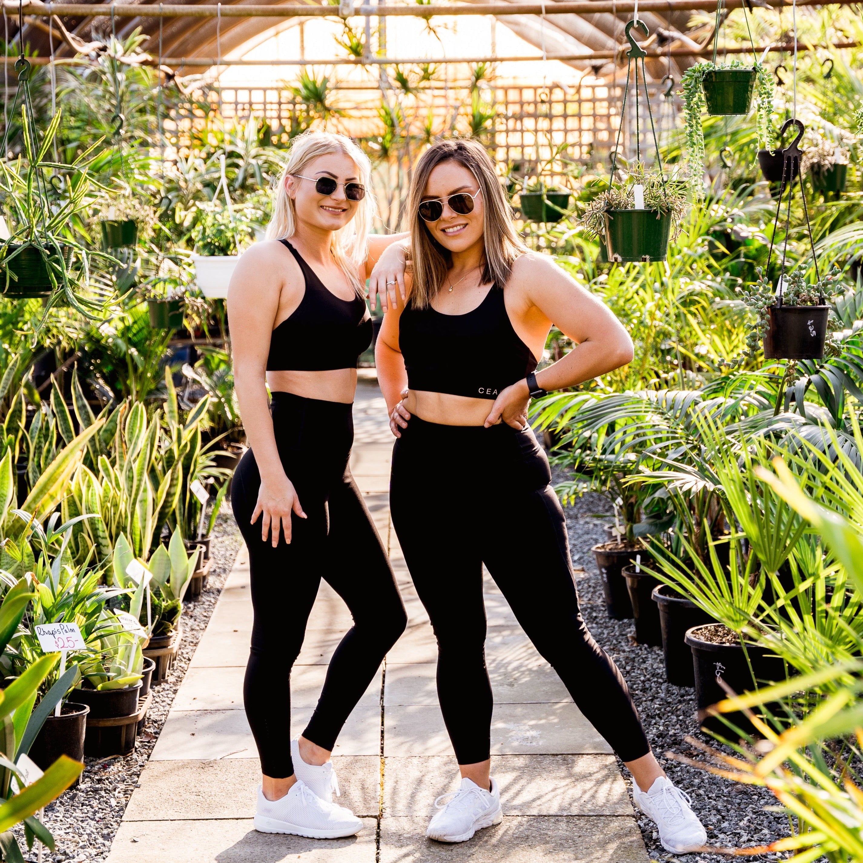 CEACEA Leggings Leggings - Black Compression