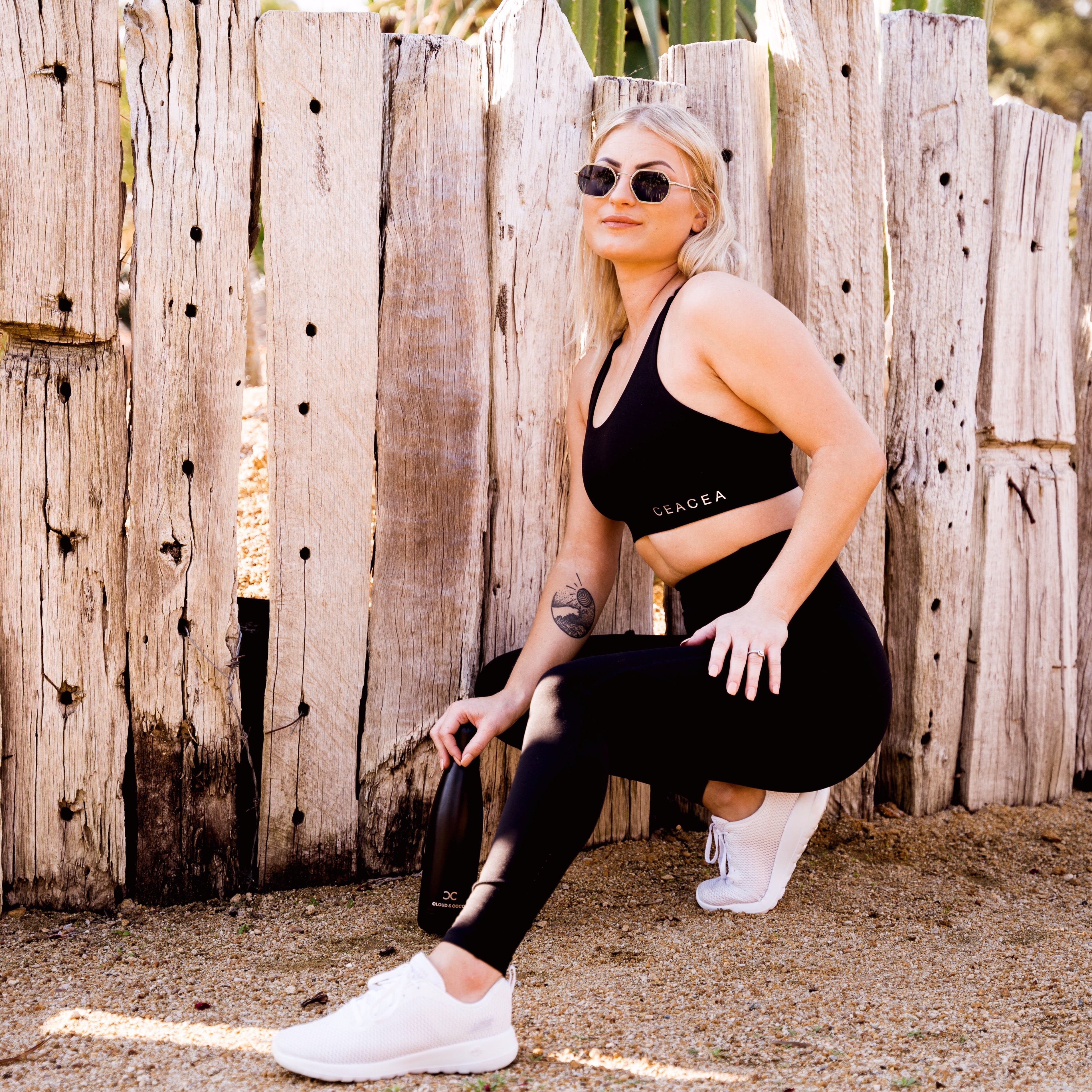 CEACEA Leggings Leggings - Black Compression