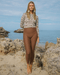 CEACEA Leggings Lembongan Surf Leggings - Chocolate