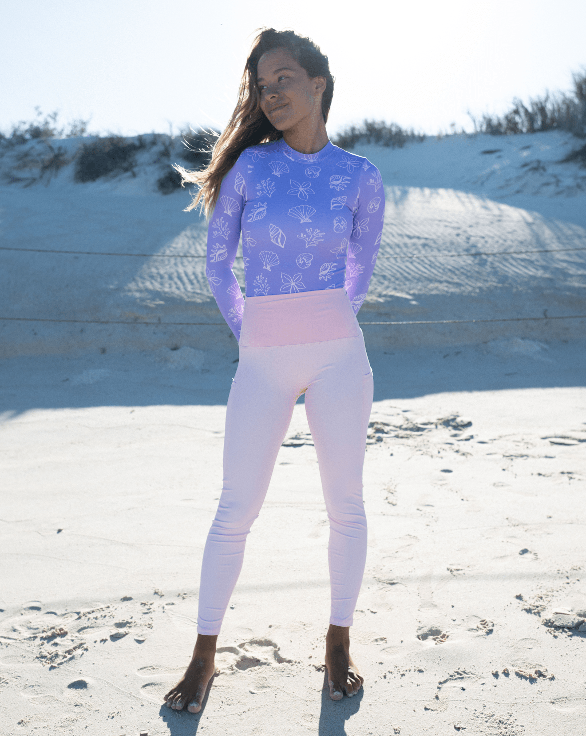 CEACEA Leggings Lembongan Surf Leggings - Light Pink