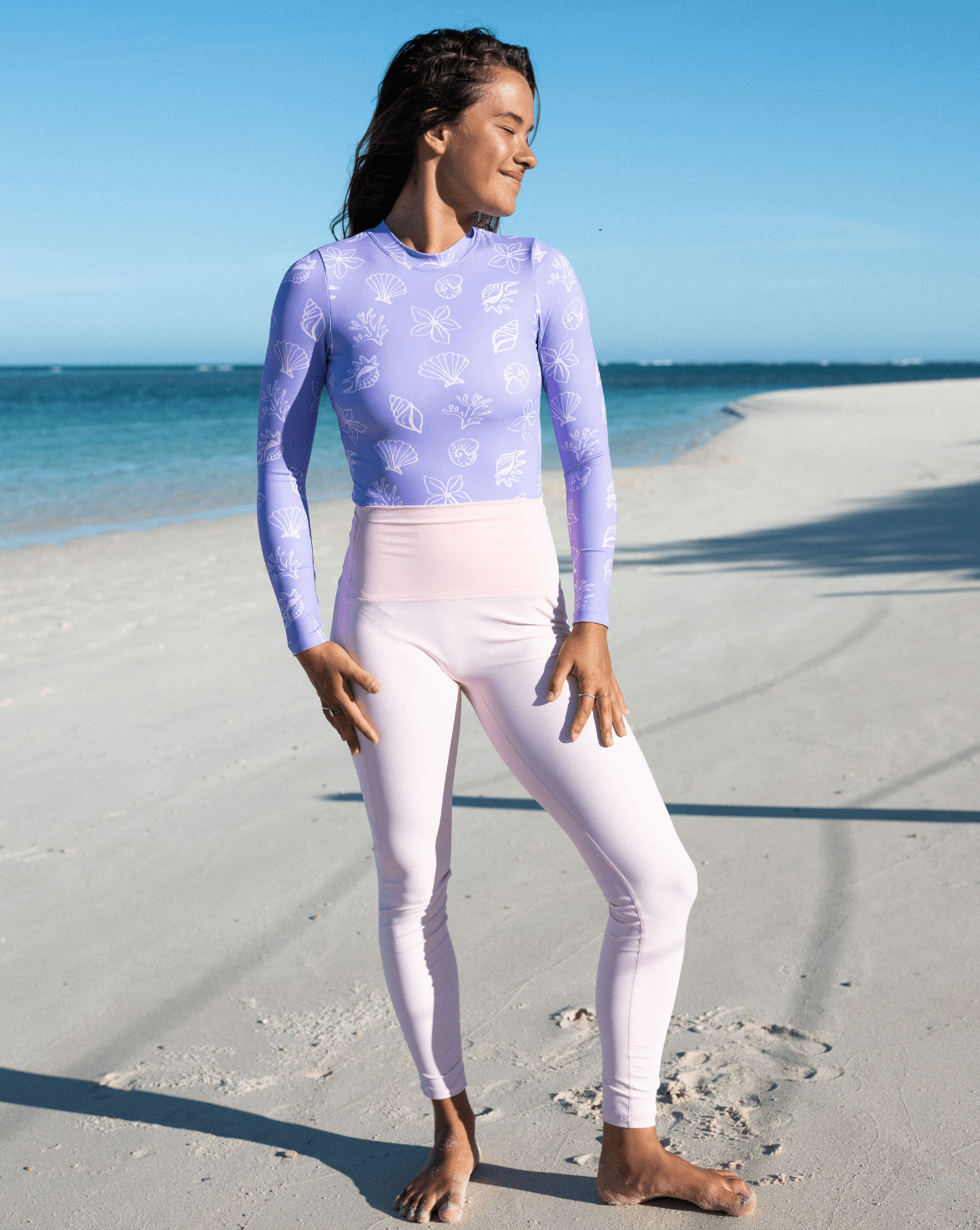 CEACEA Leggings Lembongan Surf Leggings - Light Pink