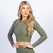 CEACEA SWIMWEAR AVA CROP - OLIVE