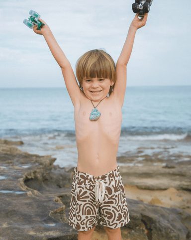 CEACEA SWIMWEAR EDDIE BOYS SWIM SHORTS - COCO CONFETTI