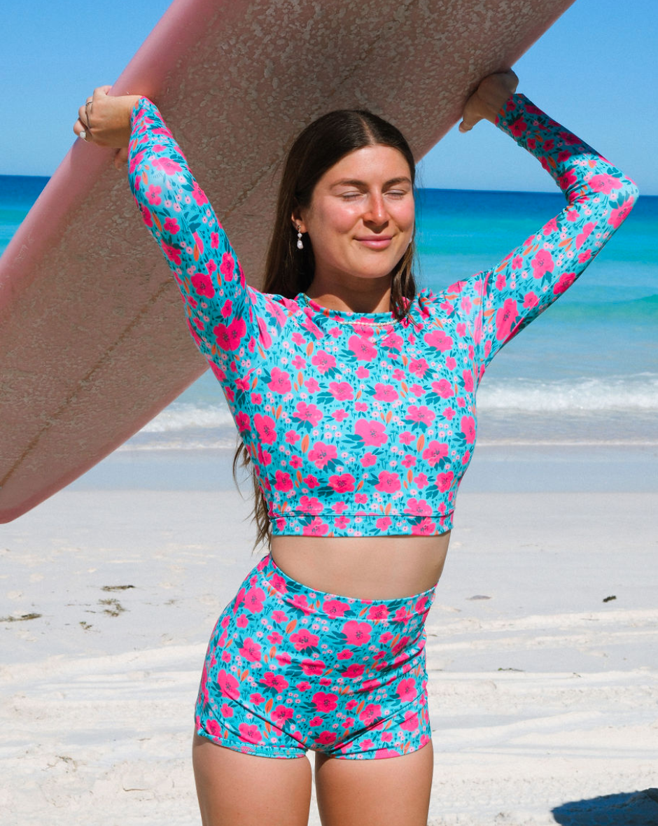 CEACEA SWIMWEAR ISLA CROP - VACAY VIBES