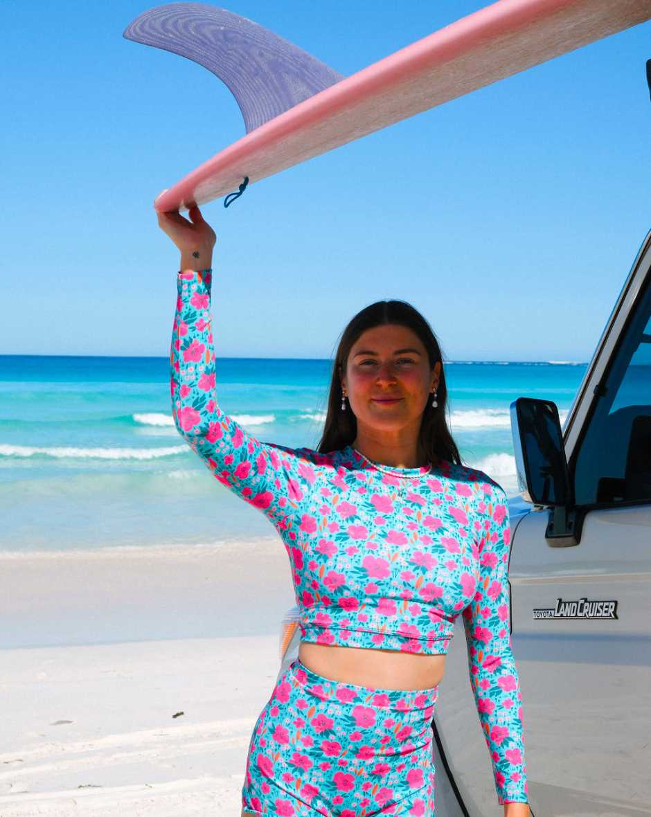 CEACEA SWIMWEAR ISLA CROP - VACAY VIBES