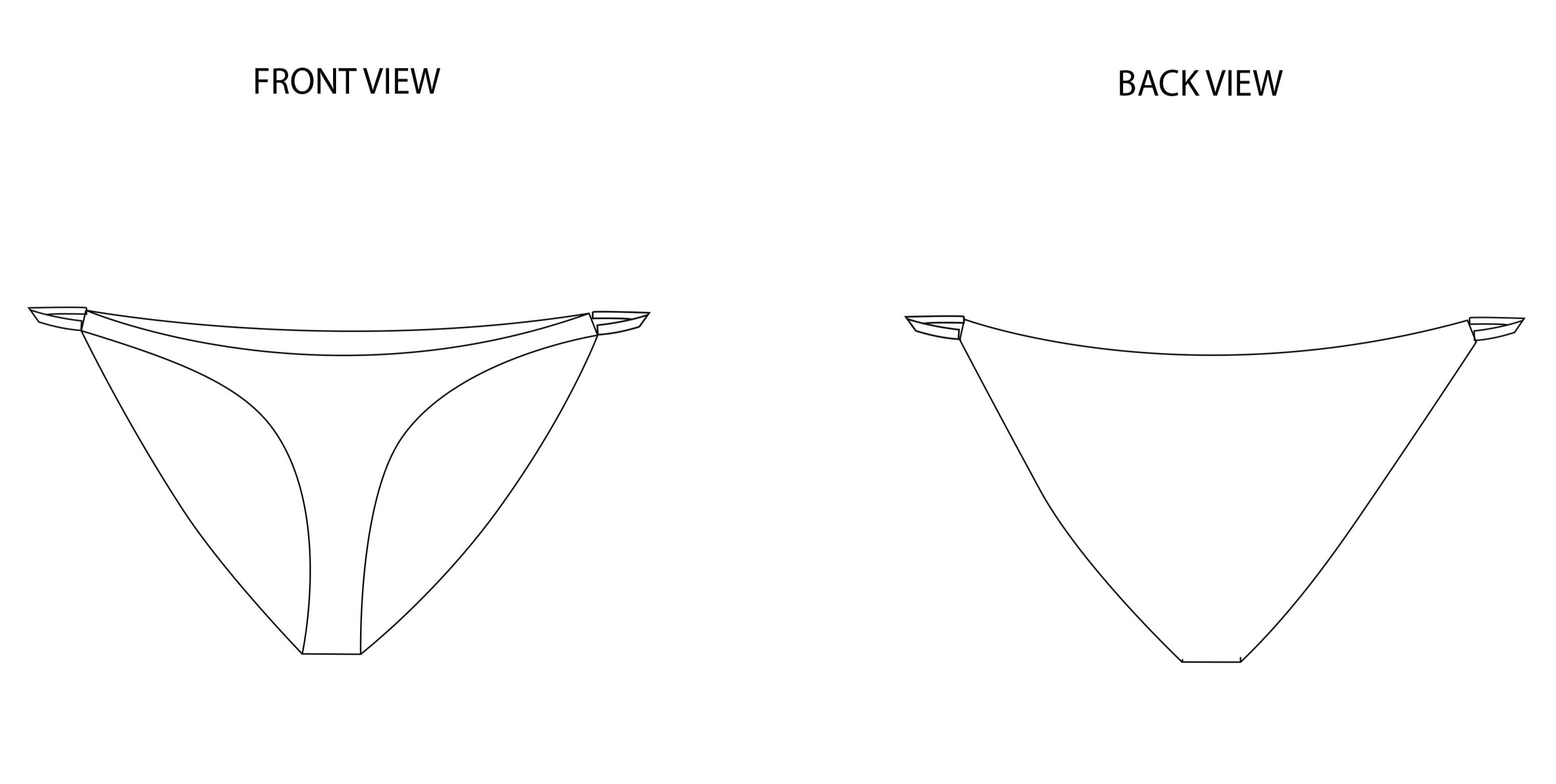 CEACEA SWIMWEAR IVY BOTTOM - BABY BLUE