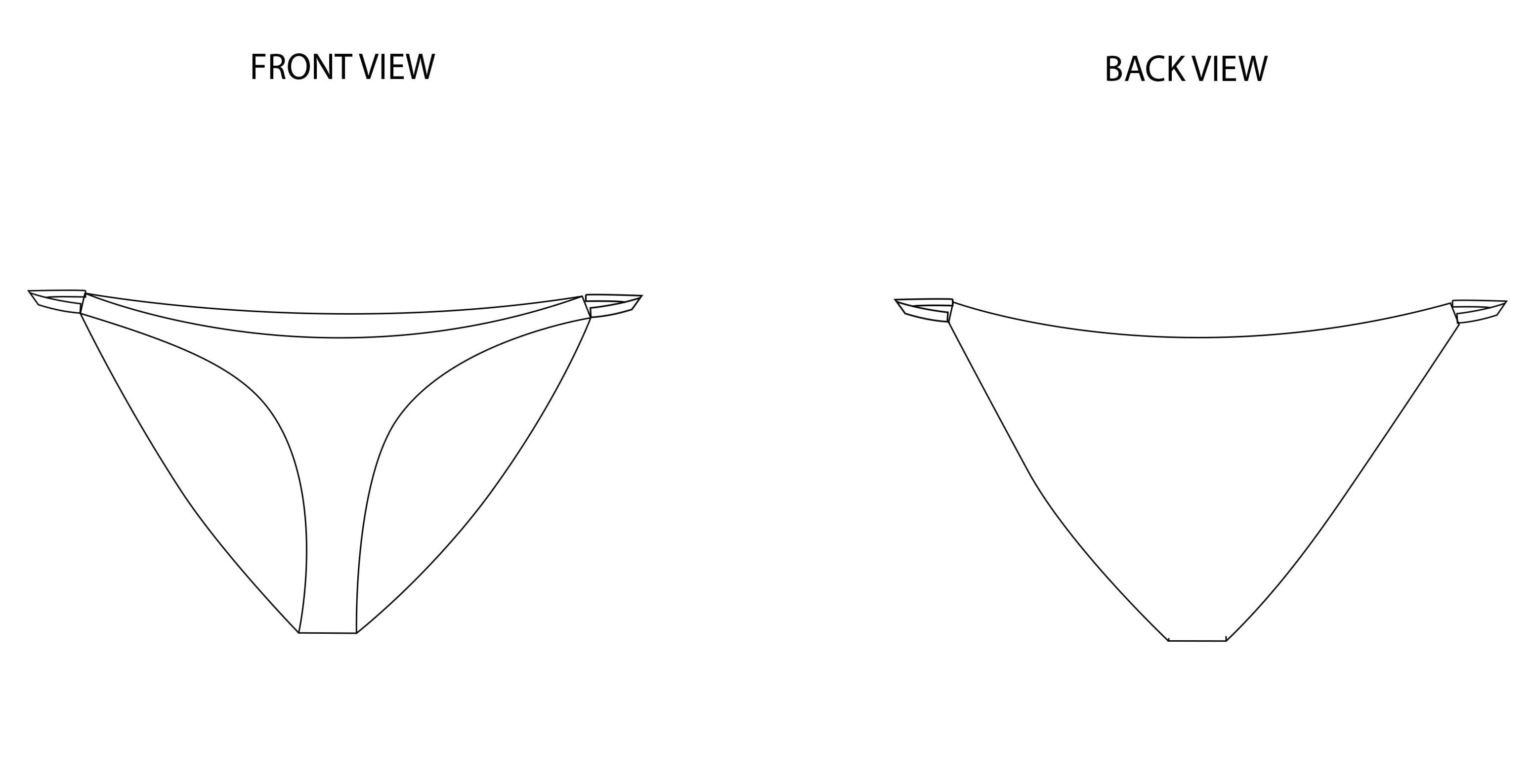 CEACEA SWIMWEAR IVY BOTTOM - BABY PINK