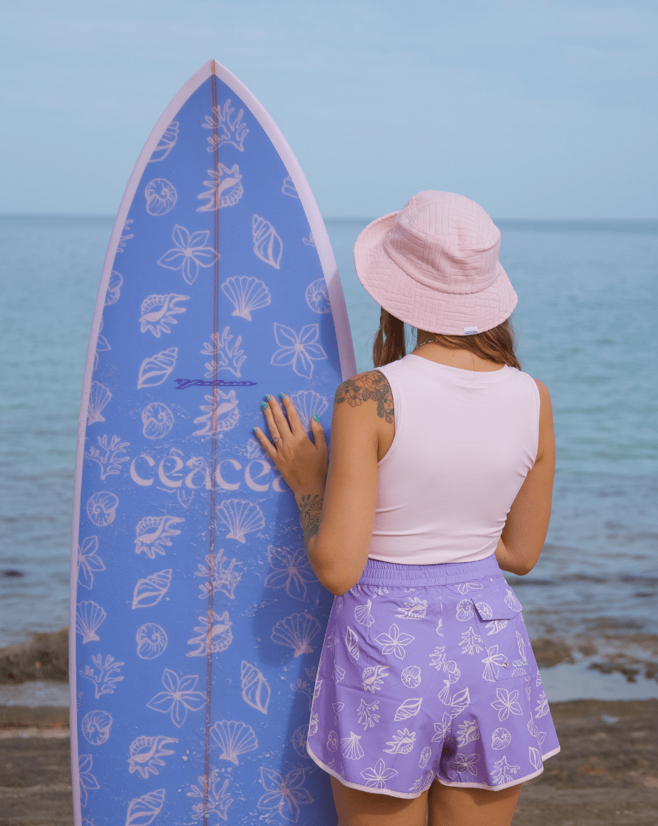 CEACEA SWIMWEAR LUNA CROP - LIGHT PINK