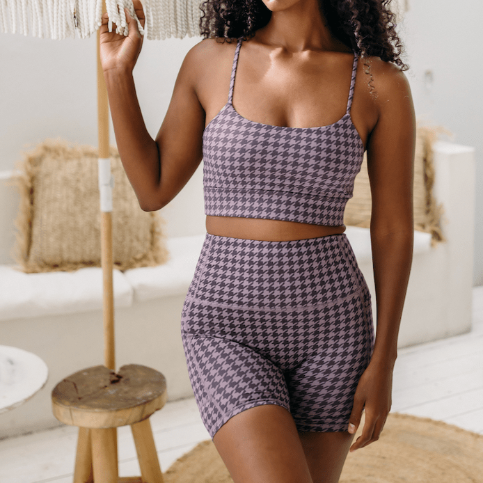 CEACEA SWIMWEAR MIA TOP - HOUND TOOTH