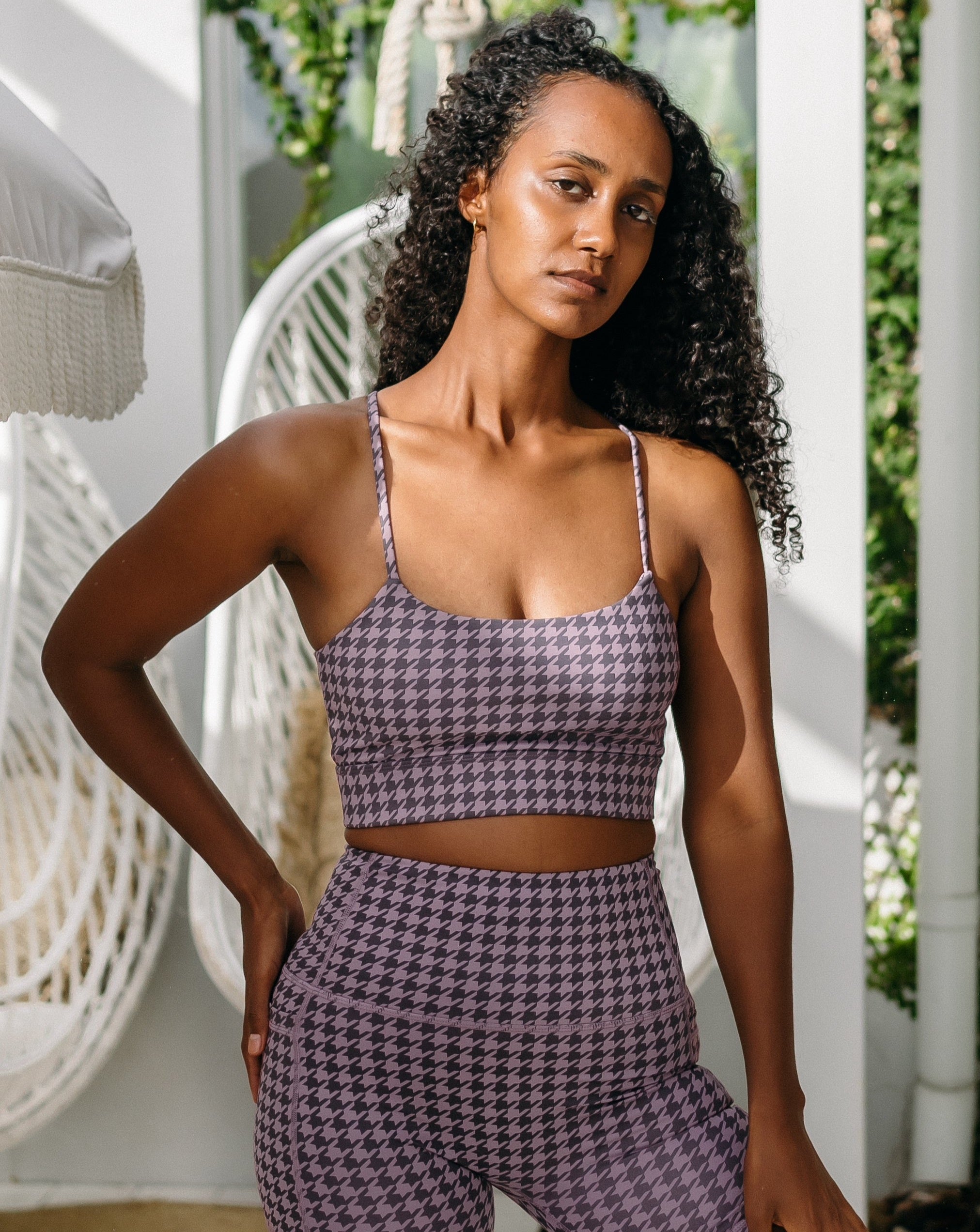 CEACEA SWIMWEAR MIA TOP - HOUND TOOTH