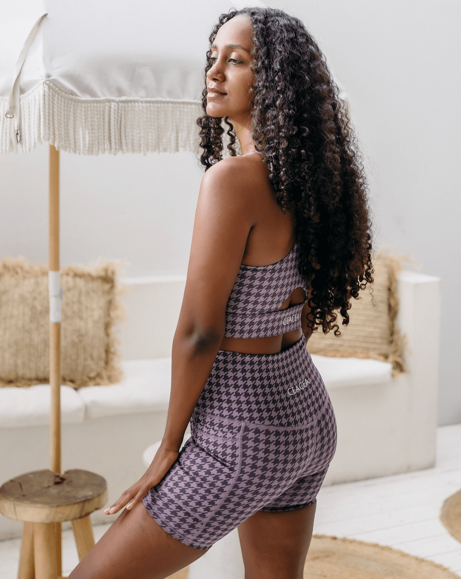 CEACEA SWIMWEAR MIA TOP - HOUND TOOTH