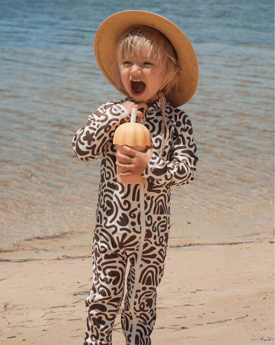 CEACEA SWIMWEAR SIDNEY FULL COVERAGE KIDS SWIM SUIT - COCO CONFETTI