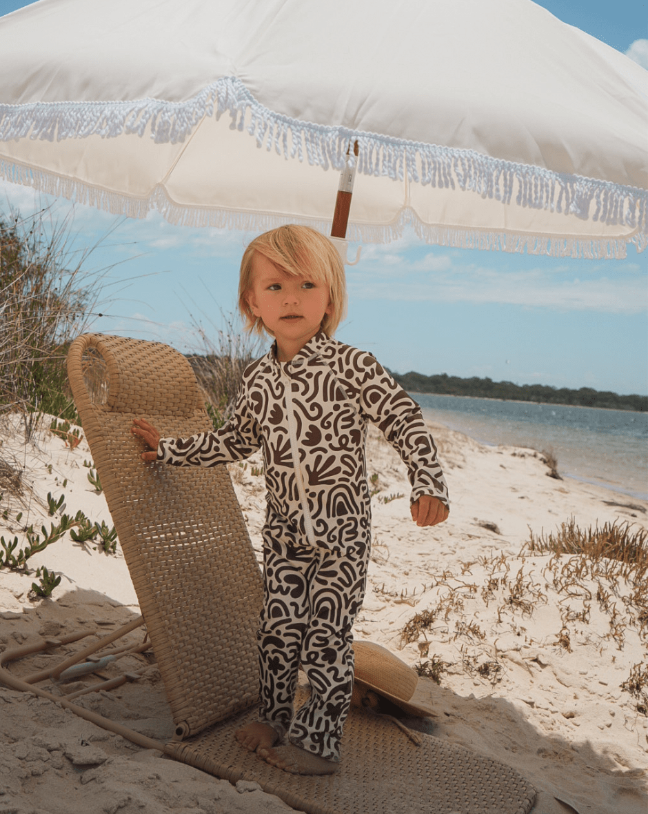 CEACEA SWIMWEAR SIDNEY FULL COVERAGE KIDS SWIM SUIT - COCO CONFETTI