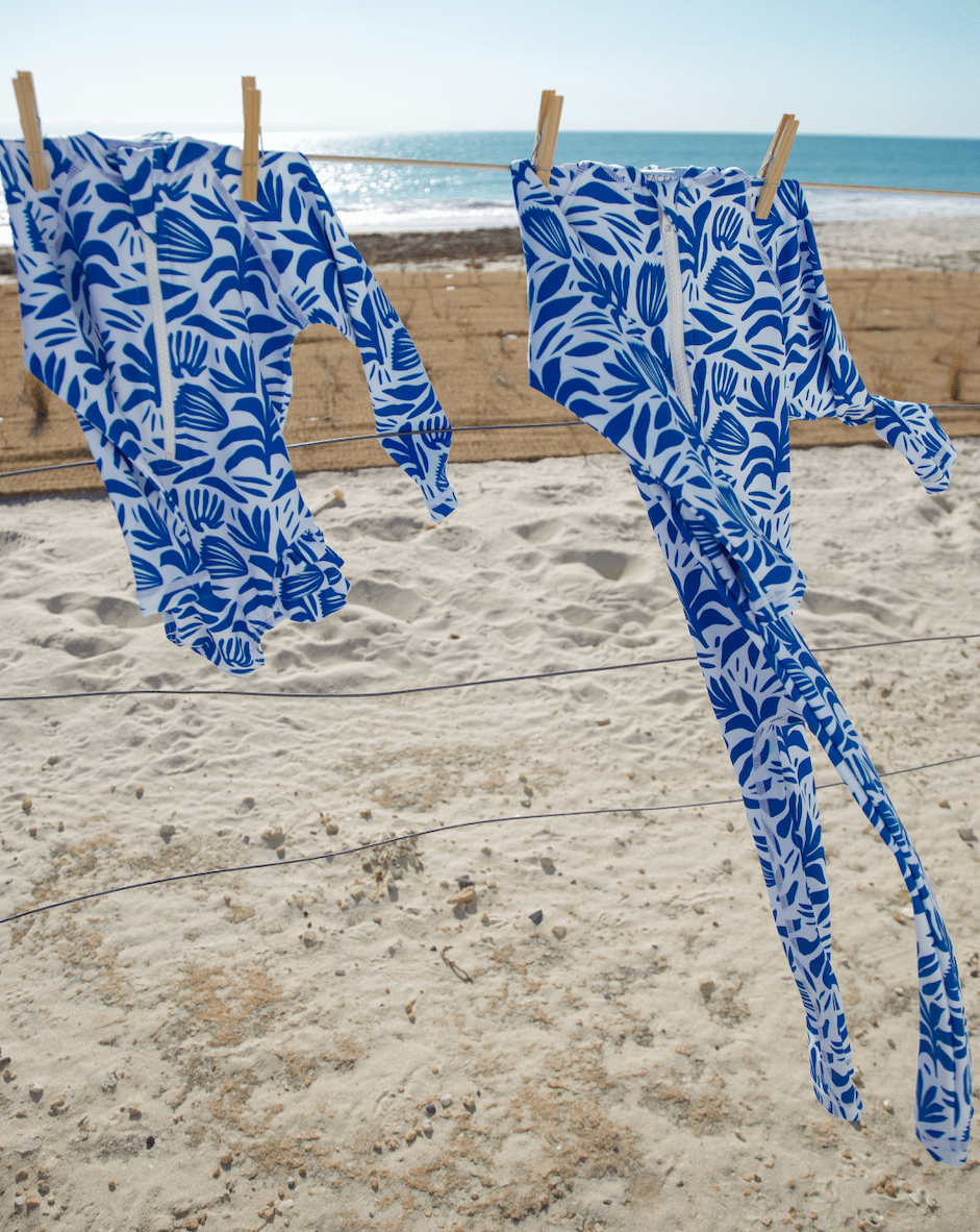 CEACEA SWIMWEAR SIDNEY LONG LEG KIDS SUIT - SANTORINI