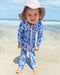CEACEA SWIMWEAR SIDNEY LONG LEG KIDS SUIT - SANTORINI