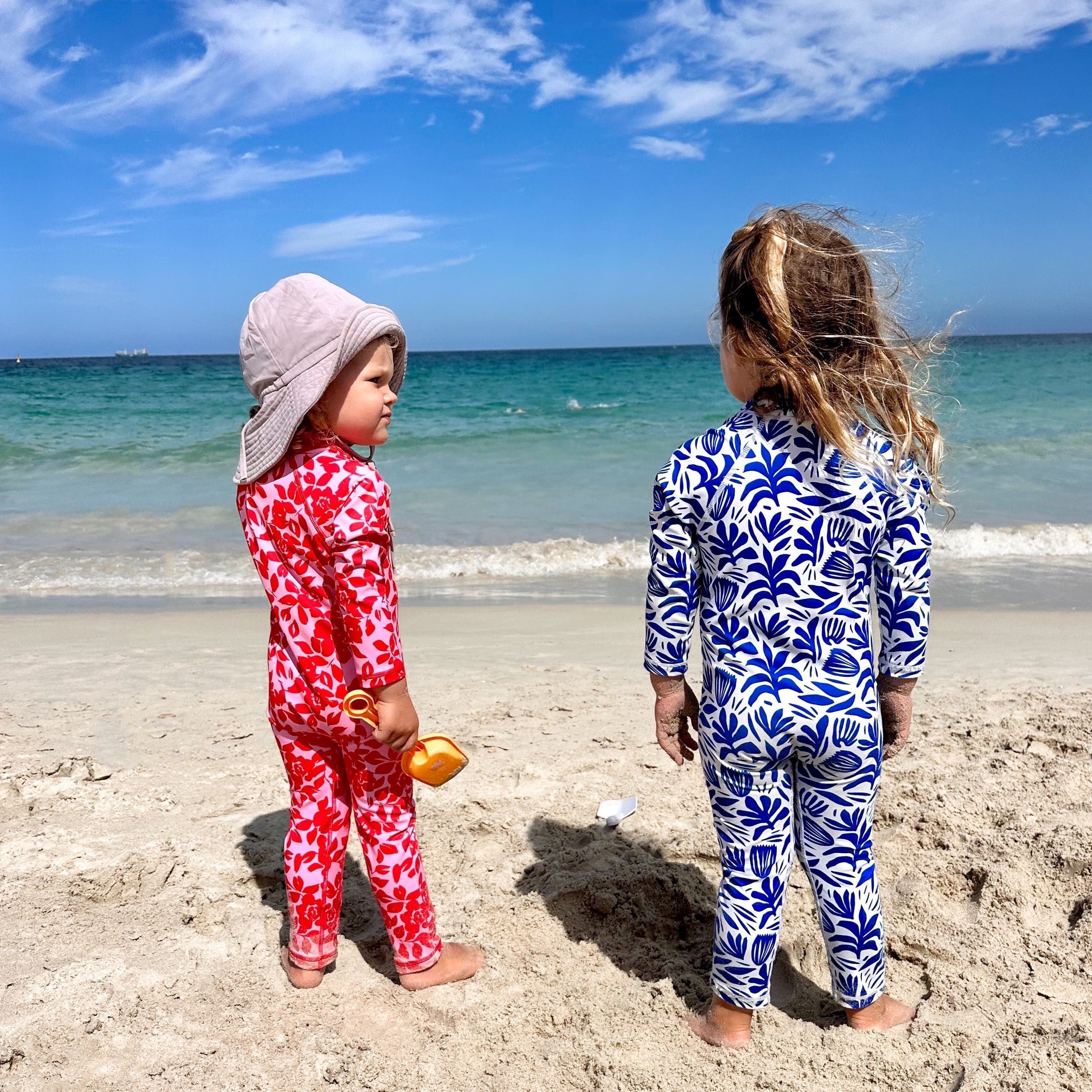 CEACEA SWIMWEAR SIDNEY LONG LEG KIDS SUIT - SANTORINI