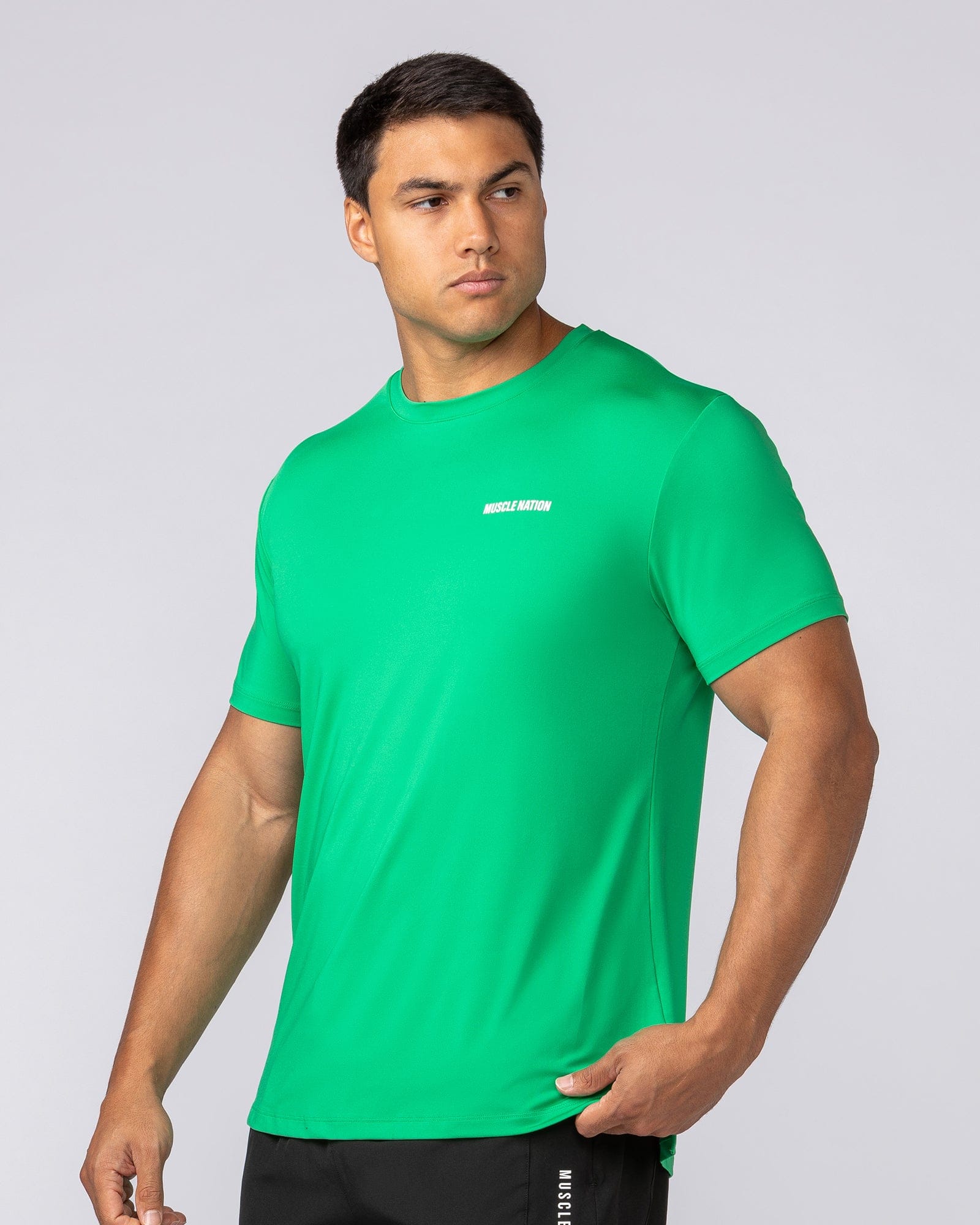 Climaflex Active Tee in Clover - Muscle Nation men's training tee, view 2