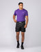 Climaflex Active Tee in Purple - Muscle Nation men's training tee, view 6