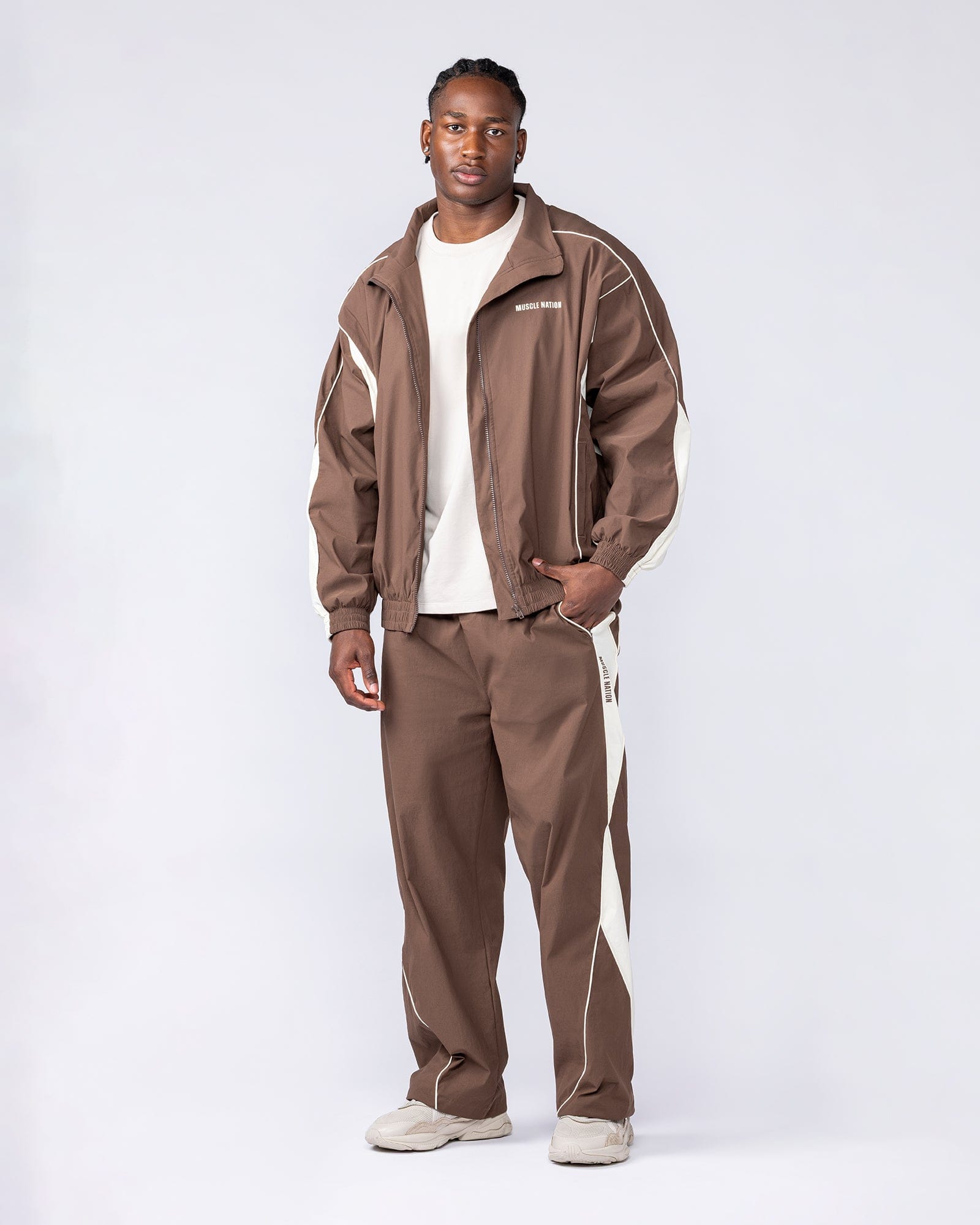 Command Windbreaker Pants - Brown