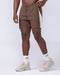 Command Windbreaker Shorts - Brown