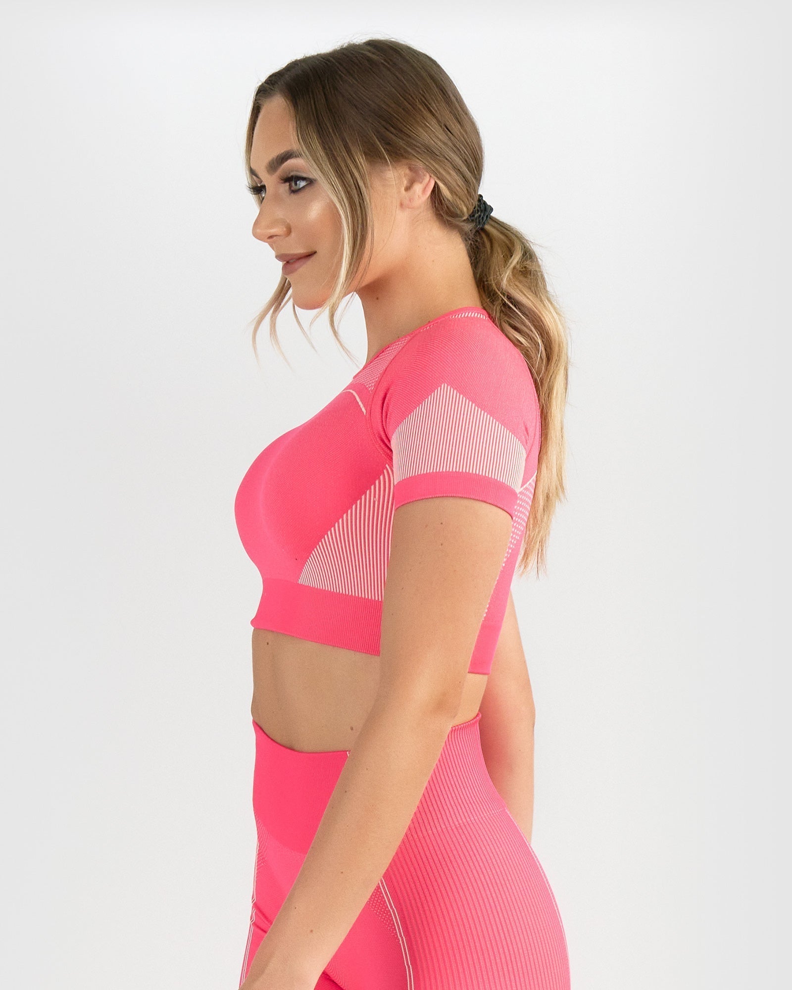Core Trainer Activewear Core Trainer Lulu Crop Top Watermelon