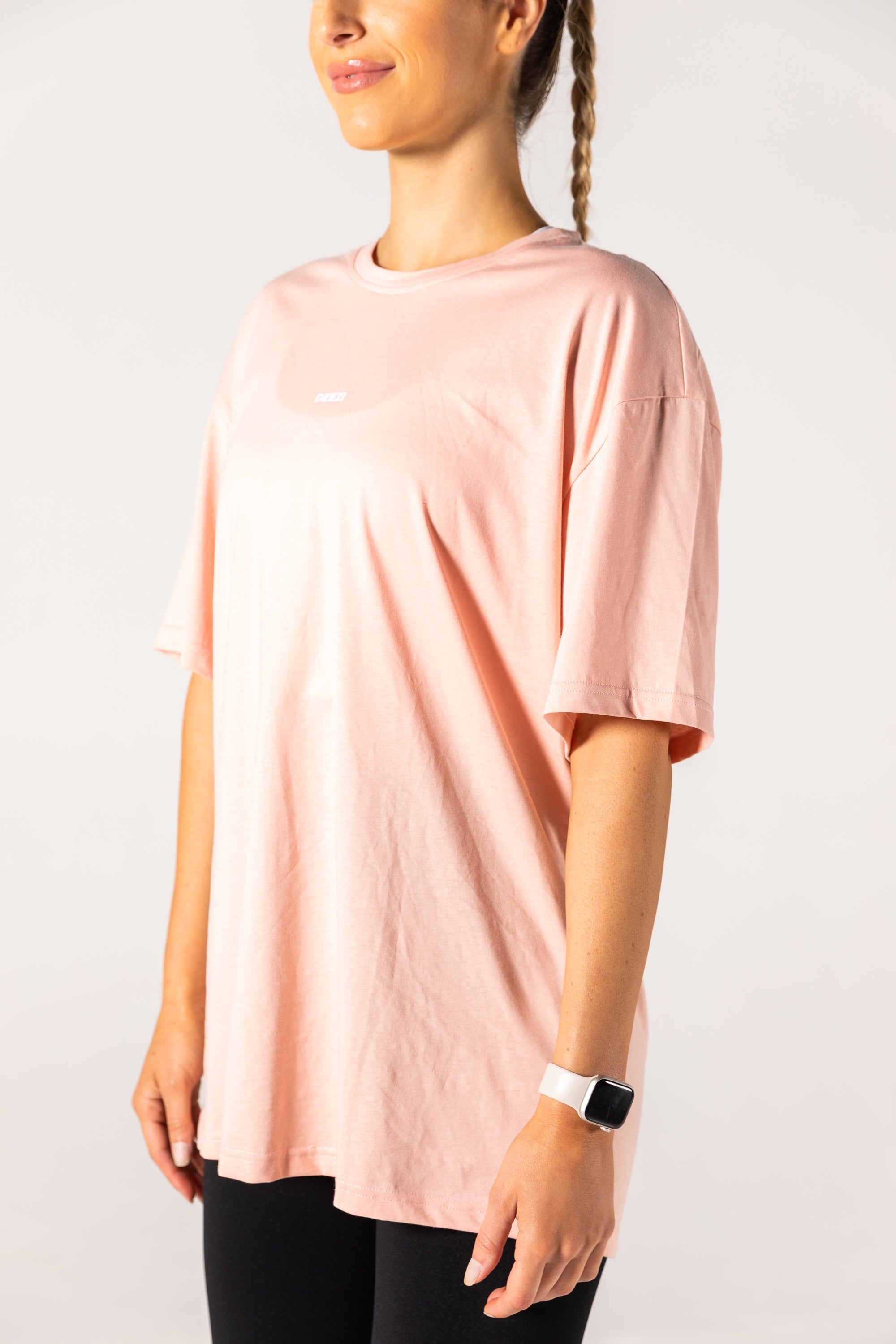 Deezi Active T-Shirts Oversize Tee Blush