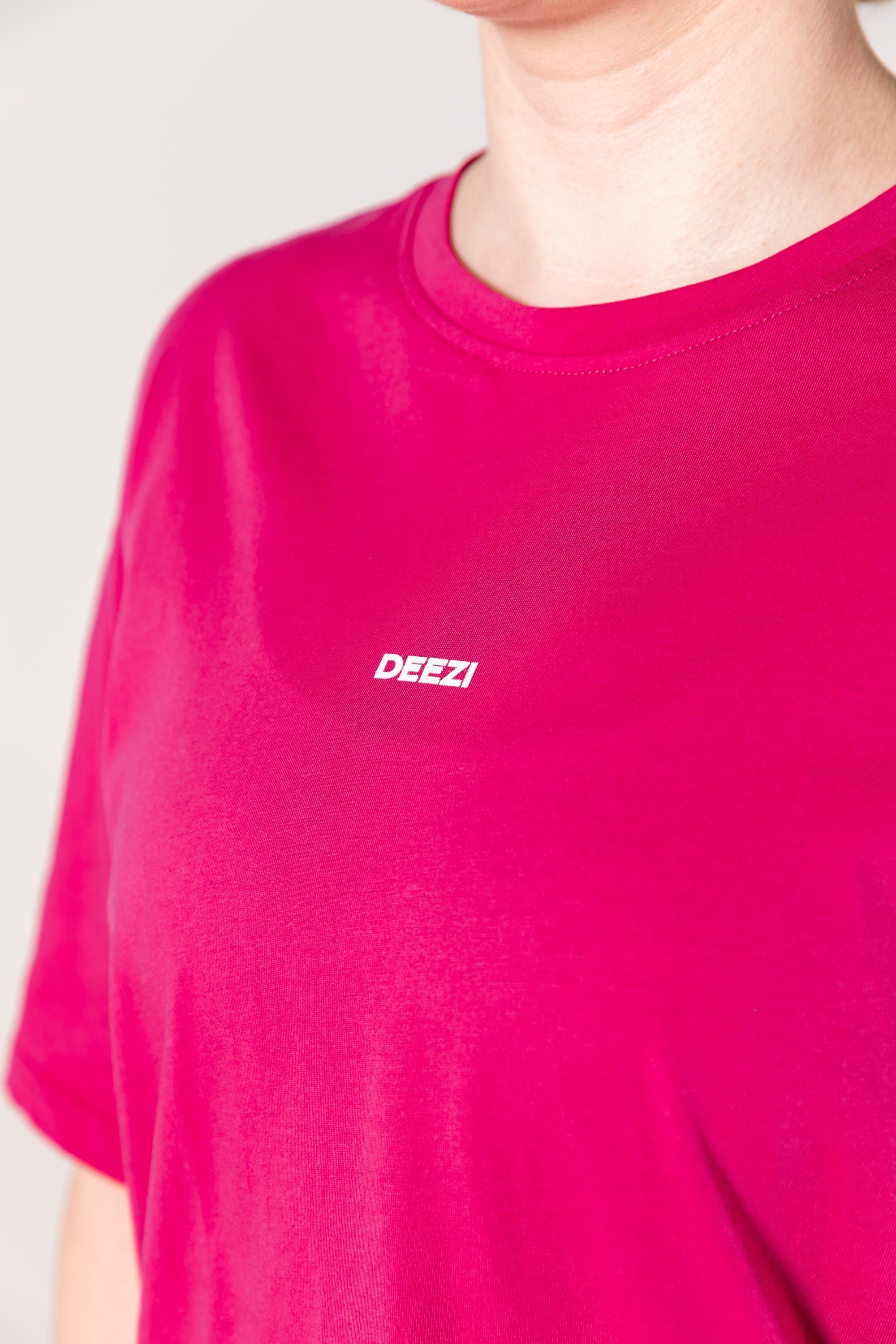 Deezi Active T-Shirts Oversize Tee Magenta
