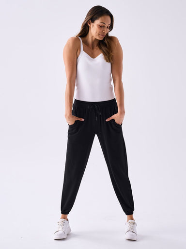 Dharma Bums Track Pants French Terry Sweat Pant - Black