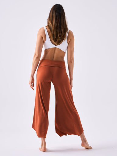 Dharma Bums Track Pants Modal Tulip Flare Pant - Clay