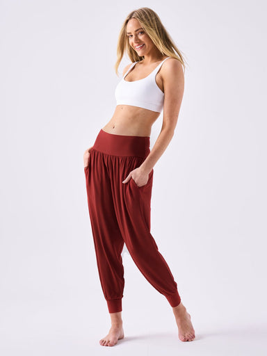 Dharma Bums Track Pants Nomad Relax Pant - Crimson