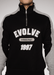 Evolve Apparel Iconic Retro ¼ Zip - Black-Grey