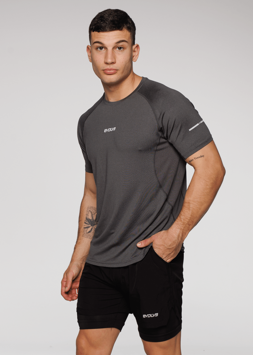 Evolve Apparel Limitless Hyper Tee - Charcoal