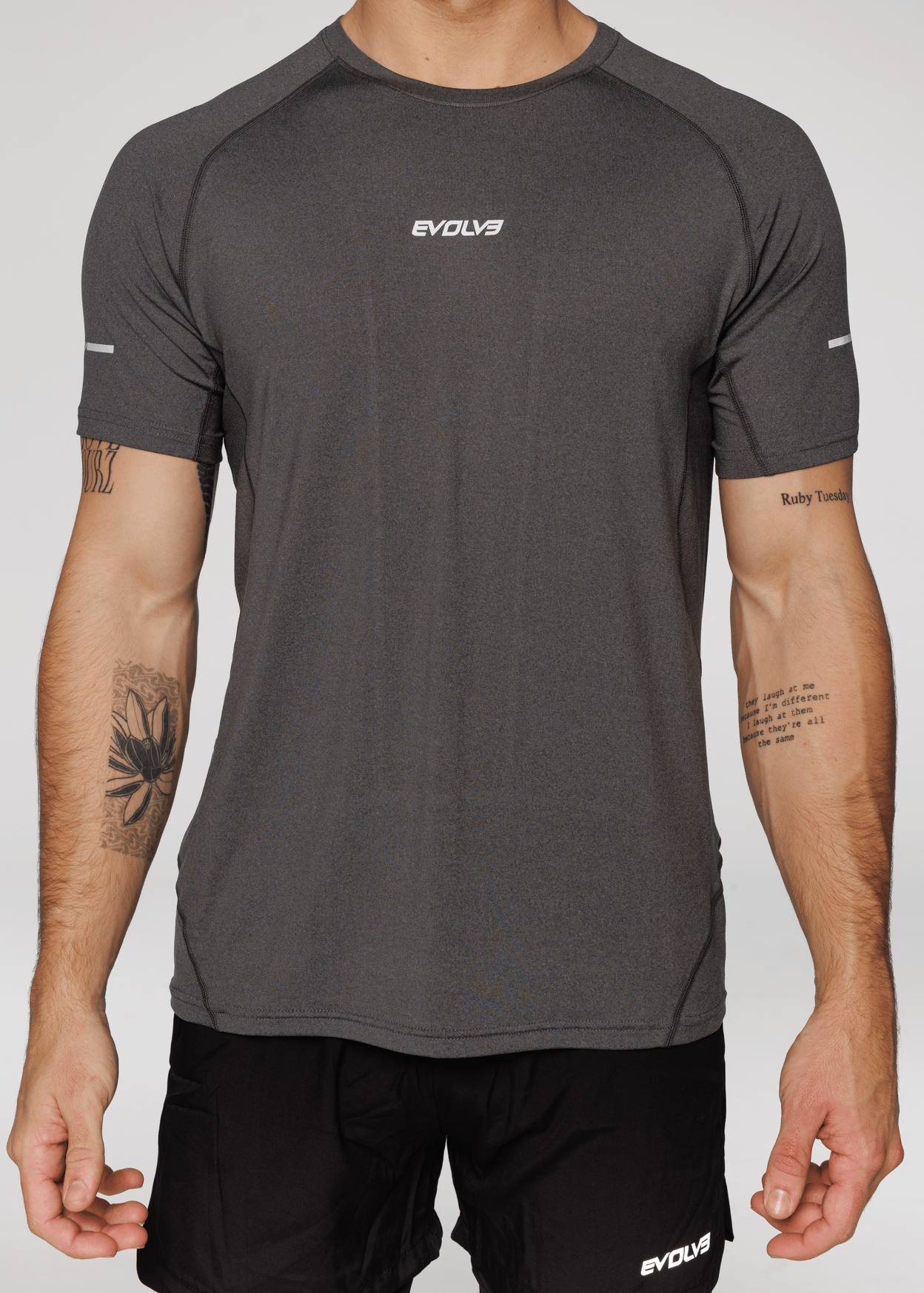 Evolve Apparel Limitless Hyper Tee - Charcoal