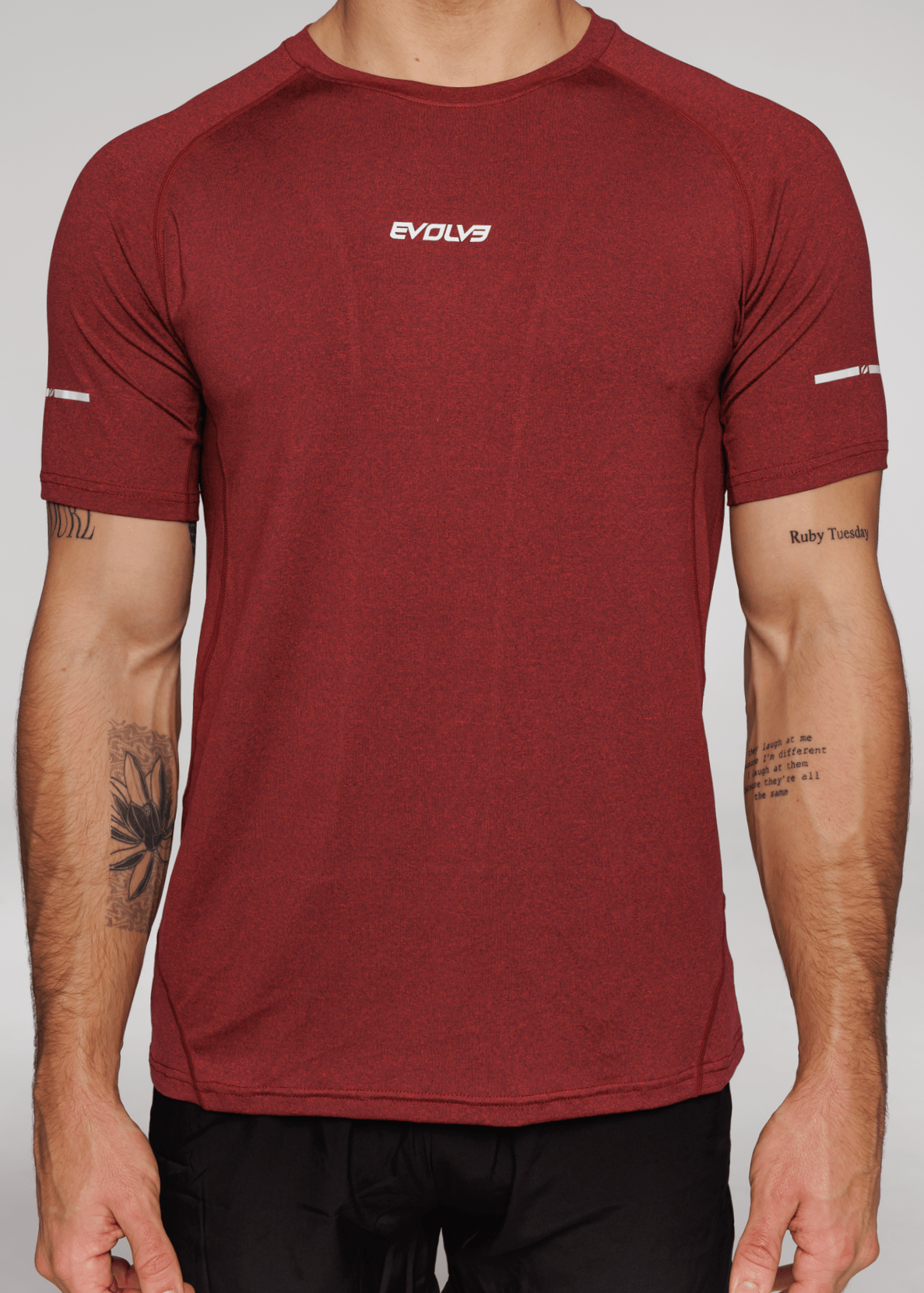Evolve Apparel Limitless Hyper Tee - Maroon