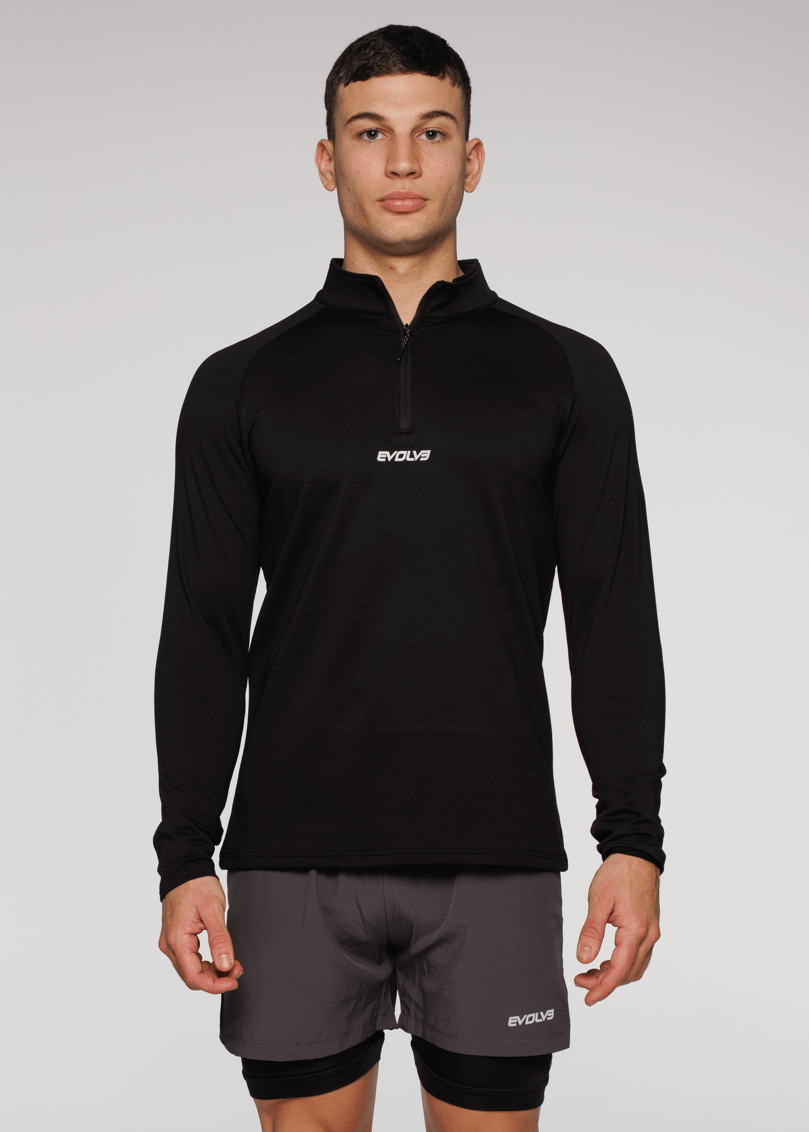 Evolve Apparel Limitless ¼ Zip Jacket - Black
