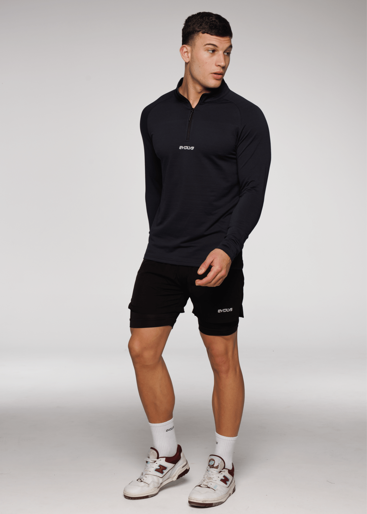 Evolve Apparel Limitless ¼ Zip Jacket - Steel