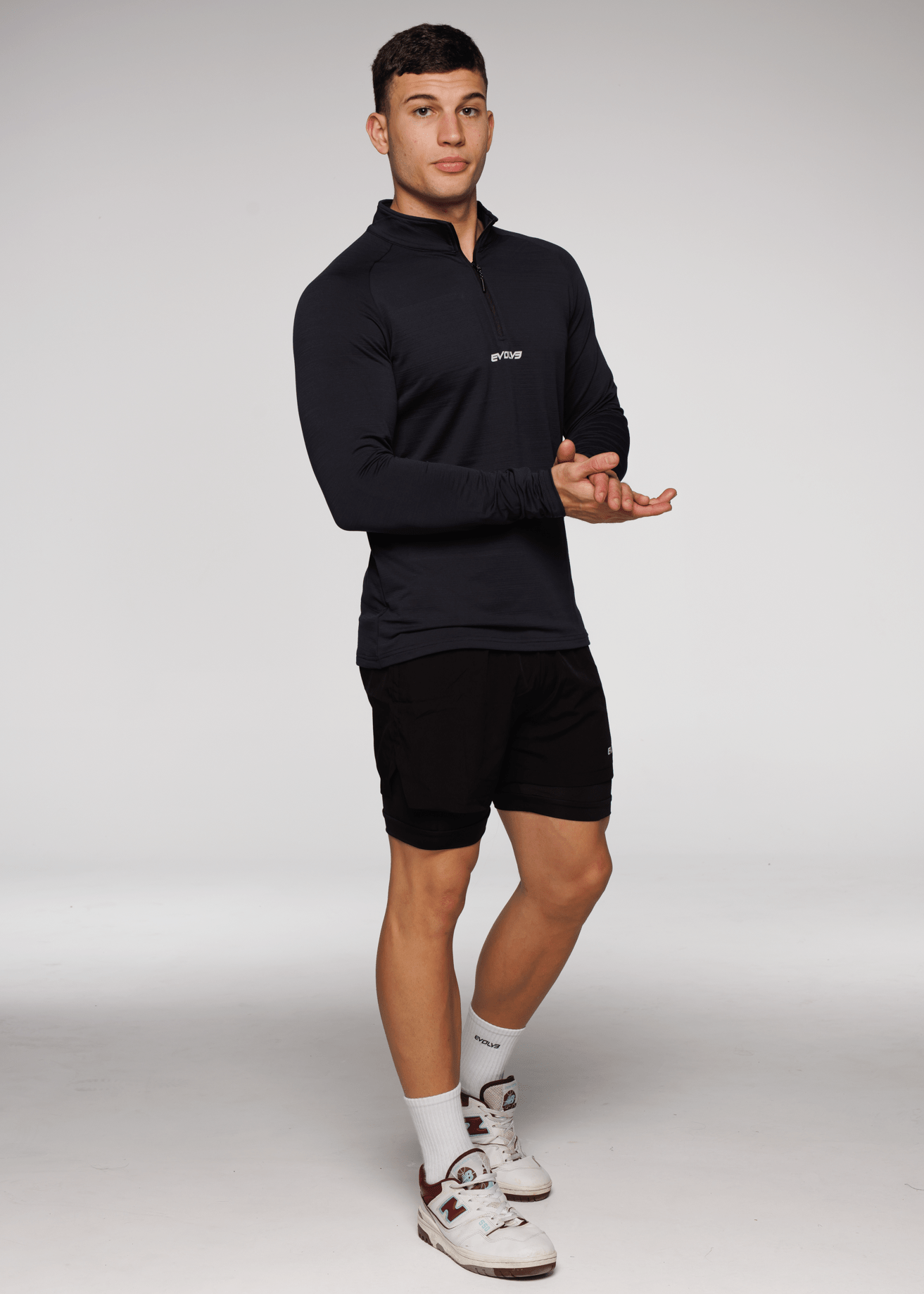 Evolve Apparel Limitless ¼ Zip Jacket - Steel