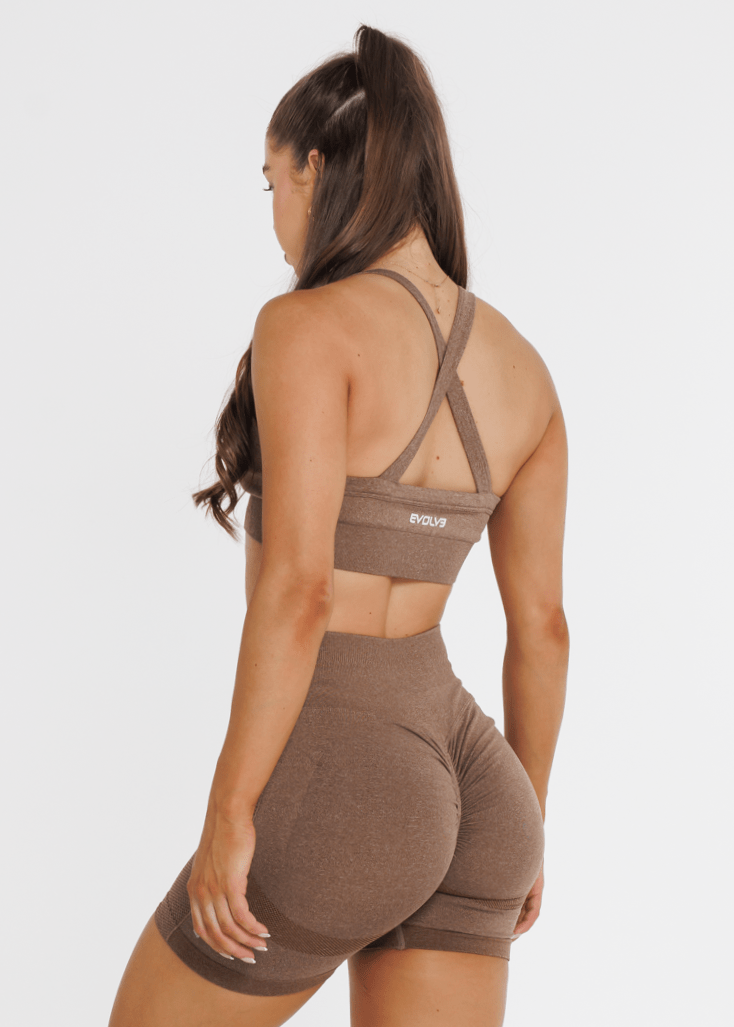 Evolve Apparel Prime Seamless Bra - Cinnamon