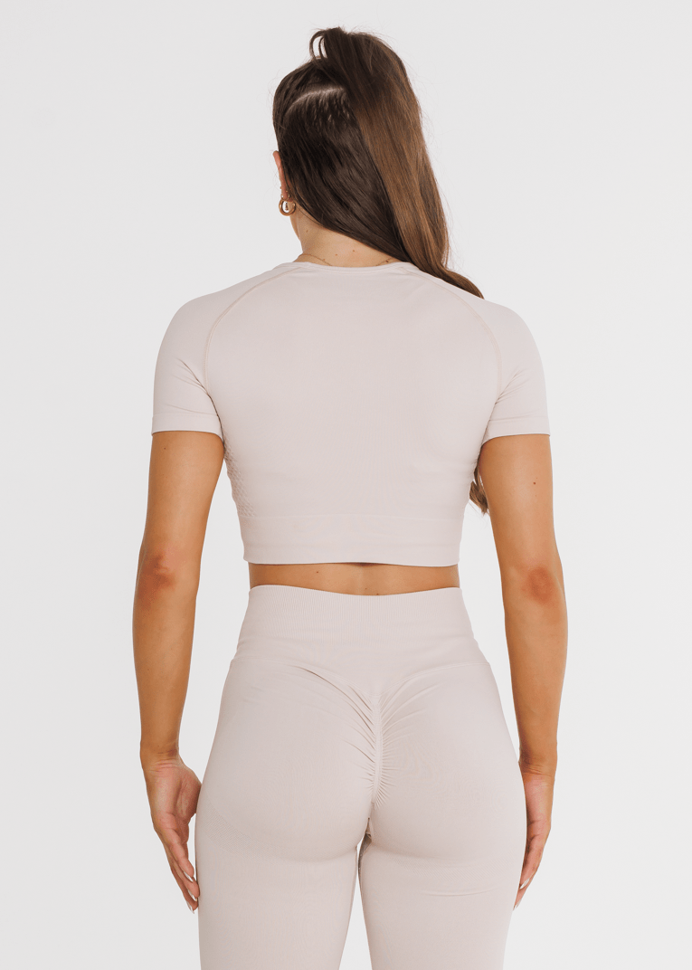 Evolve Apparel Prime Seamless Short Sleeve - Champagne