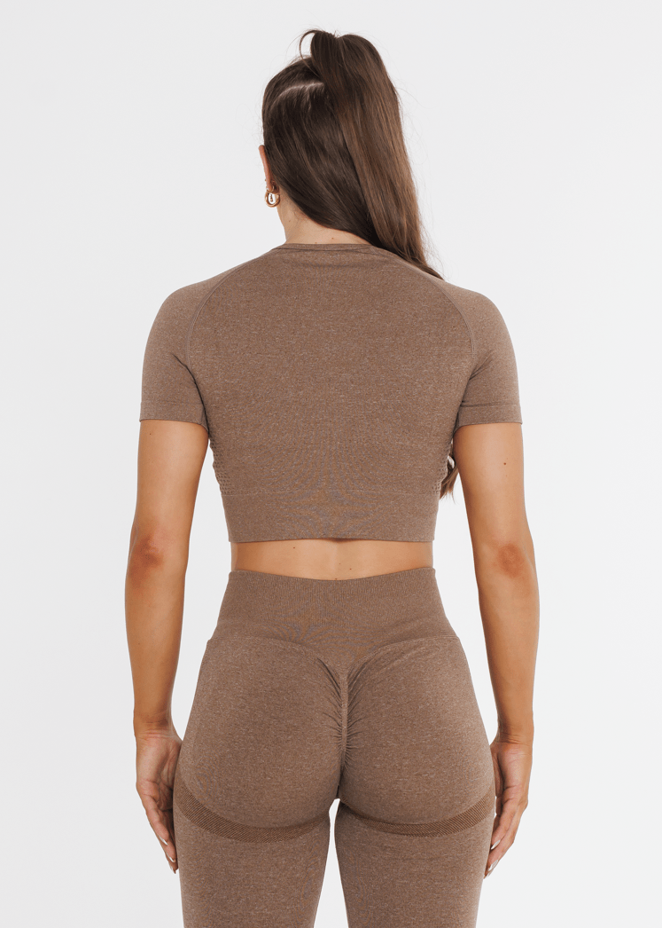 Evolve Apparel Prime Seamless Short Sleeve - Cinnamon
