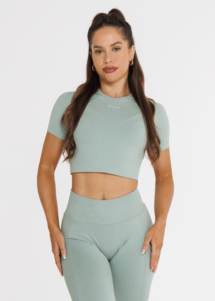 Evolve Apparel Prime Seamless Short Sleeve - Pistachio